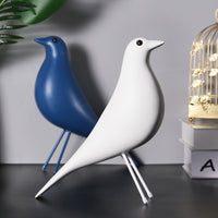 Resin Dove Ornament - Modern Minimalist Peace Sculpture - view 5