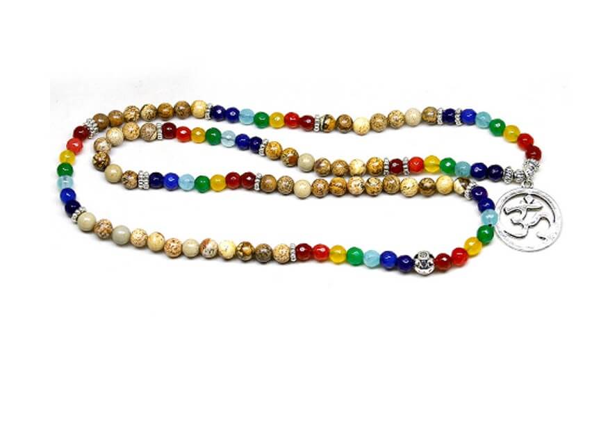 Bodhi Mala Wrap Bracelet for Chakra Healing