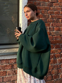 Women's Oversized Fleece Hoodie in a relaxed casual fit