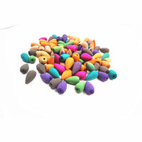 Backflow Incense Cones with 18 natural aromatherapy fragrances for meditation and relaxation