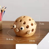 Solid Wood Pen Holder - Nordic Desk Organizer - view 4