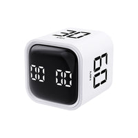 Digital countdown timer with gravity sensor shown from a front angle