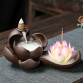 Backflow Incense Burner - Purple Sand Aromatherapy Decor