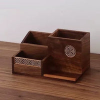 Solid Wood Pen Holder - Nordic Desk Organizer - view 6