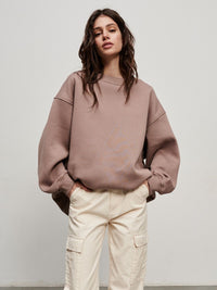 Women's Oversized Fleece Hoodie in a relaxed casual fit