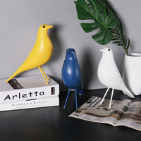 Resin Dove Ornament - Modern Minimalist Peace Sculpture - view 3