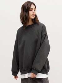 Women's Oversized Fleece Hoodie in a relaxed casual fit
