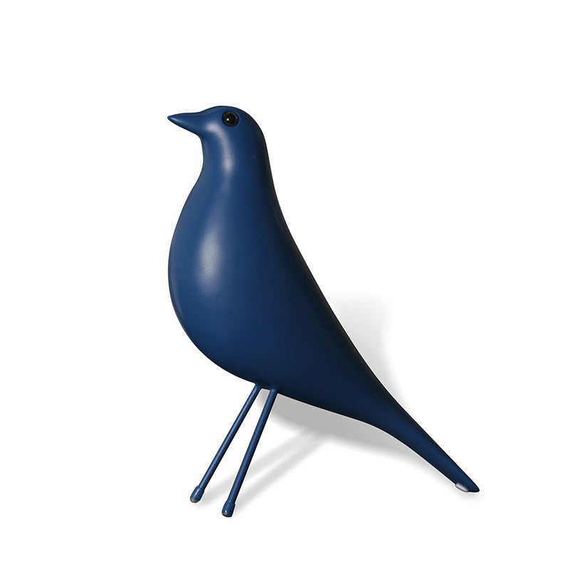 Resin Dove Ornament - Modern Minimalist Peace Sculpture - view 1