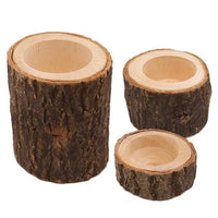 Wooden tealight candle holder from The Still Hour evening relaxation bundle