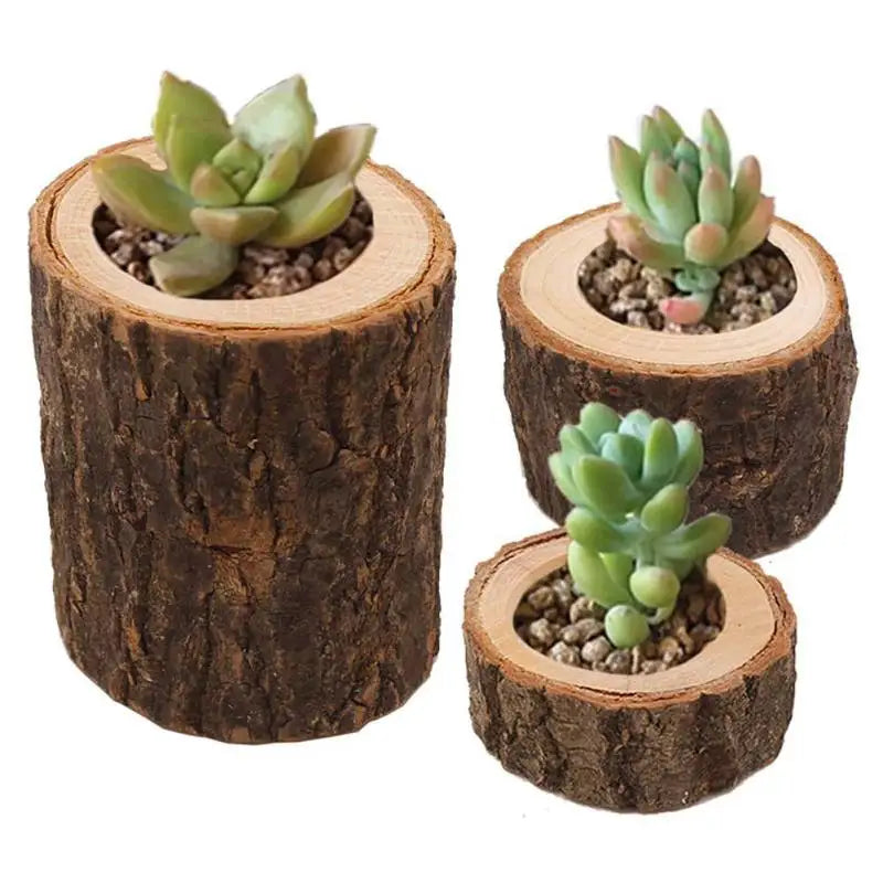 Wooden Candle Holder rustic natural wood tealight candle stand