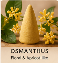 Osmanthus-scented backflow incense cone