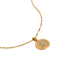 Minimalist Star Pendant Necklace in stainless steel for everyday wear